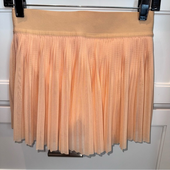 Lululemon Mesh Pleats Mid-Rise Mini Tennis Skirt Summer Glow Peach 4🍑 - Picture 7 of 12